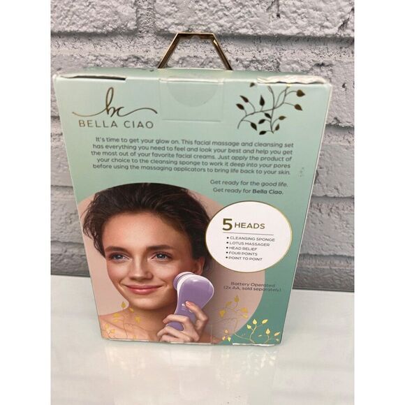 Bella Ciao Dual Speed Sonic Facial Massage & Exfoliating Set - Picture 4 of 5